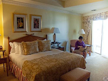 GrandCayman2011-004 We were originally booked into the lowest cost garden-view room. They upgraded us to a residential suite, full kitchen, ocean view, a living room the size of an...