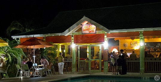 GrandCayman2012-004-1 The Sunshine Grill, a hole-in-the wall joint located in the middle of rental appartments, serving great (and cheap!) Cuban food