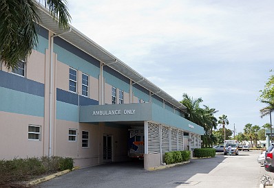 GrandCayman2012-009 A 3 hour wait, finally seen by a very nice and competent doctor. Diagnosis as we had suspected- conjunctivitus or pink-eye. Visit = $150, ointment = $7, well...