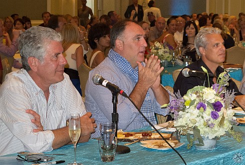 The celebrity judges for the competition were Tony Bourdain, José Andrés, and Eric Ripert Jan 20, 2013 1:19 PM : Anthony Bourdain, Eric Ripert, Grand Cayman, José Andrés