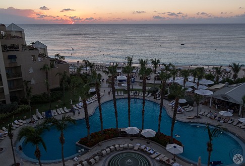 CaymanCookout2013Day3-028 A brief chance to watch the sunset from our room while we rallied for the final gala dinner