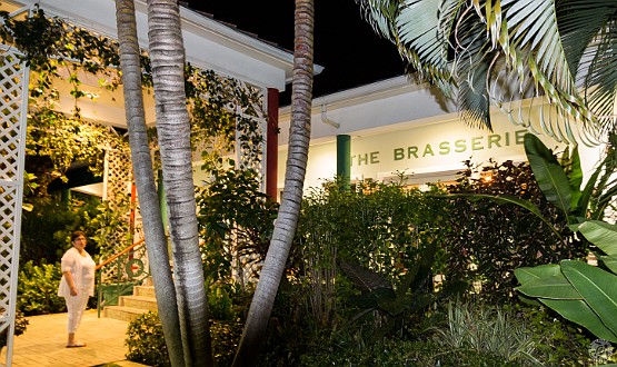 GrandCayman2014-001 In all the years we've been going to Grand Cayman, we had never eaten at The Brasserie until this trip. We are now duly chastised on what we had been missing....