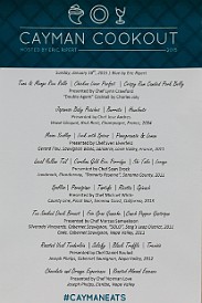 CaymanCookout2015Day3-042 Sunday evening is the capstone event, the gala dinner. Held at Blue, there is very limited seating and it was sold out last year before we had a chance to get...