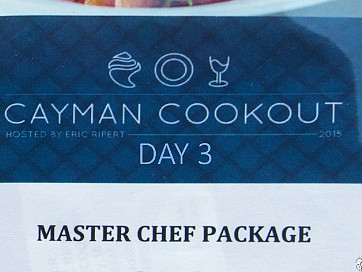 Cayman Cookout Day #3 The final day of the Cayman Cookout started Sunday morning with a demo by Rainer Zinngrebe, followed by a huge Veuve...