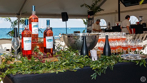 GrandCayman2016-005 Rosé lined up for the 10am José Andres opening event