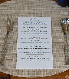 GrandCayman2017-028 Next up is Lunch with Terrance Brennan, of Moulin de Mougin, Le Cirque, Picholine, and Artisanal fame