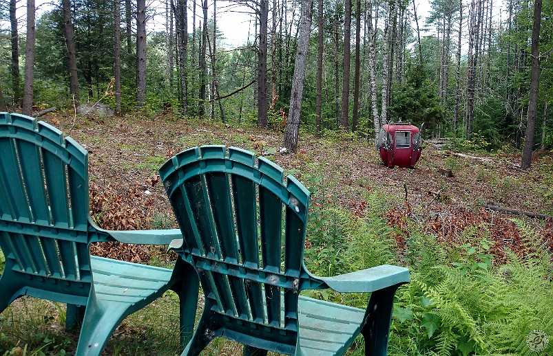 LonelySkiLift If a ski lift gondola falls in the woods and there are people in Adirondack chairs watching, does it make a sound?