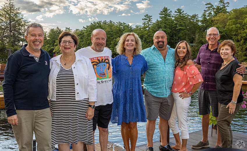 GreenMansions-019 The annual gettogether with Max's sibs at Robbie and Janie's lake house- Dave, Max, Robbie, Janie, Michael, Rona, Howie, and Rhona