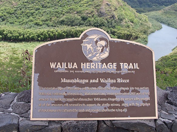 We took a short drive up Kuamo'o Road (Highway 580) to the Wailua River lookout May 6, 2010 12:40 PM