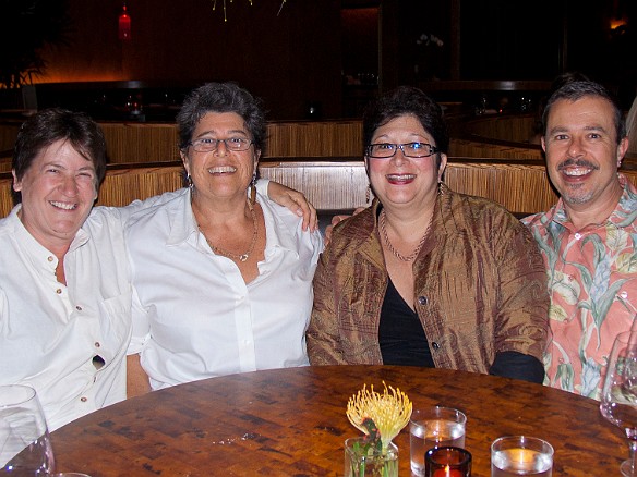 Mary, Deb, Maxine, and Dave for dinner at the Kauai Grille in the St. Regis May 8, 2010 9:37 PM : David Zeleznik, Debra Zeleznik, Mary Wilkowski, Maxine Klein