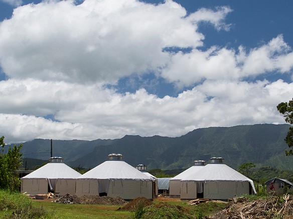 These hi-tech yurts seem to be the living quarters for the interns and some of the staff that live on property. May 20, 2012 12:42 PM