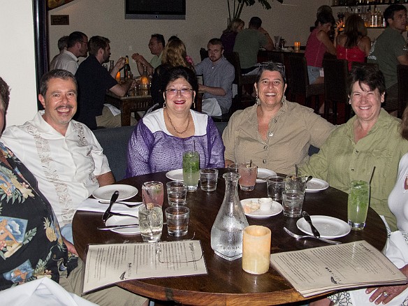 Monday night we went out for a great tapas dinner at Bar Acuda in Hanalei May 21, 2012 8:13 PM : Becky Laughlin, Billy Laughlin, David Zeleznik, Debra Zeleznik, Mary Wilkowski, Maxine Klein
