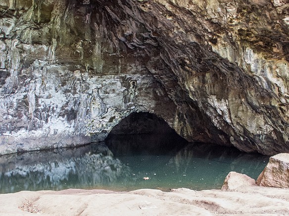 After Limahuli, we stopped briefly at the Waikanaloa Wet Cave which is right by the side of the road. The cave was created during an earlier epoch when the sea level reached this area. May 24, 2012 4:39 PM