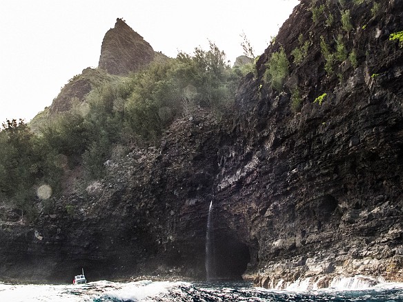 And this shot gives you a sense of the size of the waterfall and cave May 14, 2013 8:25 AM : Kauai