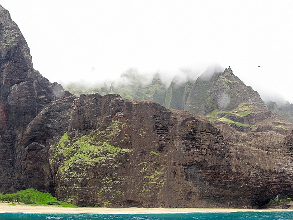 The first segment of Honopu Beach May 14, 2013 8:54 AM : Kauai