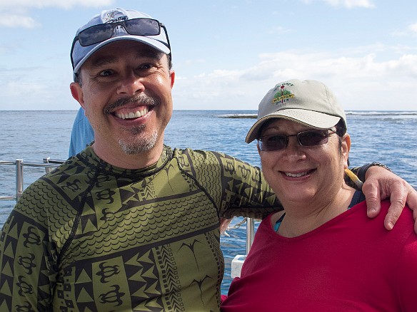 The intrepid Na Pali coasters... May 14, 2013 9:06 AM : David Zeleznik, Maxine Klein