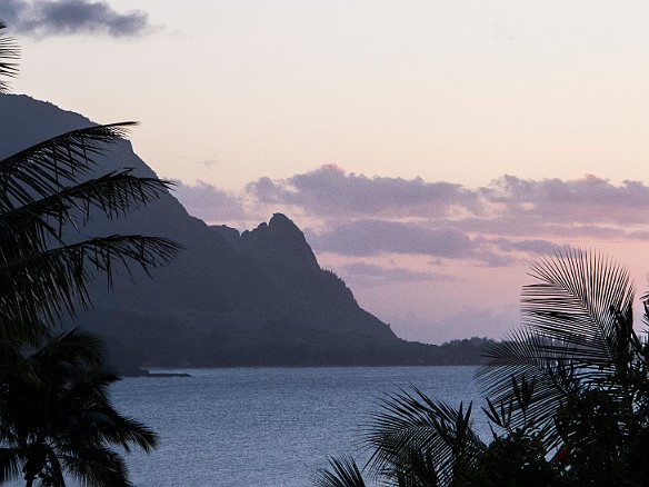 Silhouette of Bali Hai as the sun goes down May 16, 2013 7:12 PM : Kauai