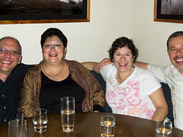 Final night with Rhona and Howard at Bar Acuda in Hanalei, before they head out the next day for the Big Island. May 17, 2013 9:18 PM : David Zeleznik, Howard Berzon, Maxine Klein, Rhona Berzon