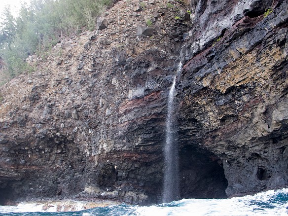 Despite the higher surf, we were able to enter a few sea caves that we had passed by the previous week. May 20, 2013 8:38 AM