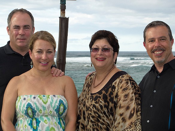 Tuesday nite luau again at the Mediterranean Gourmet, with Bill and Courtney May 21, 2013 5:40 PM : Bill Walter, Courtney Silk, David Zeleznik, Maxine Klein