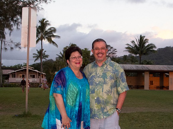 Viewing the last sunset in paradise (at least for this trip) May 24, 2013 7:11 PM : David Zeleznik, Maxine Klein, sunset
