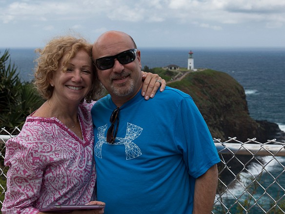 Rob and Janie at the lighthouse May 14, 2014 2:03 PM : Janie Strasser, Robbie Strasser