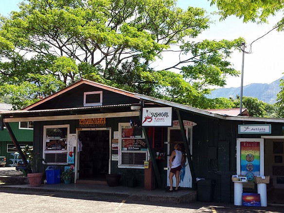 In other news, Red Hot Mama's burrito stand closed in Wainiha and was replaced by Sushi Girl. This is the only place for food and drink before the road ends at the Na Pali coast. May 16, 2014 1:17 PM