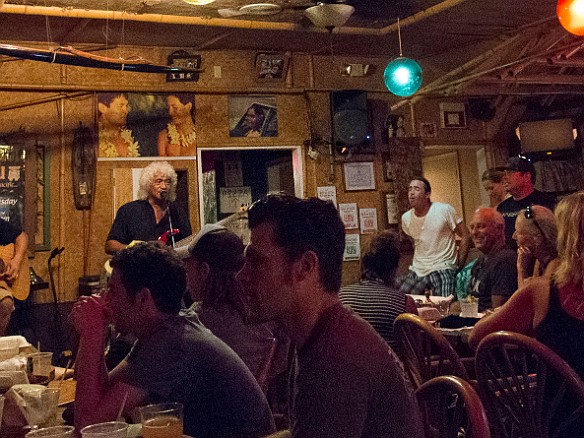Kanak Attack is Darryl Gonzales and Koko Kaneali'i, who were featured in the Tahiti Nui bar scenes with Beau Bridges and George Clooney in The Descendants May 20, 2014 8:26 PM