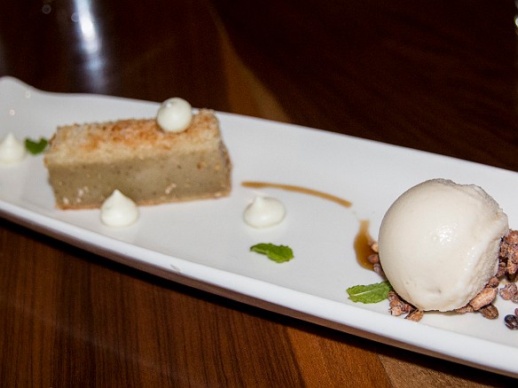 Coconut mochi cakelet and butter popcorn gelato with toasted puffed rice for dessert May 7, 2014 9:51 PM : Oahu