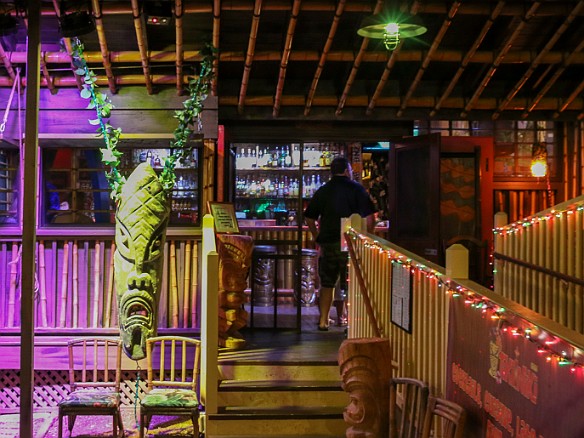 Sunday night we headed over to  Tiki Iniki , Todd and MIchelle Rundgren's relatively new tiki bar, for dinner and drinks May 17, 2015 7:22 PM