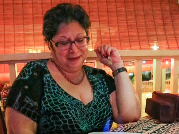 Max's dessert is flaming also, the waitress had to add extra rum (what a shame) to get the proper effect May 17, 2015 8:52 PM : Maxine Klein