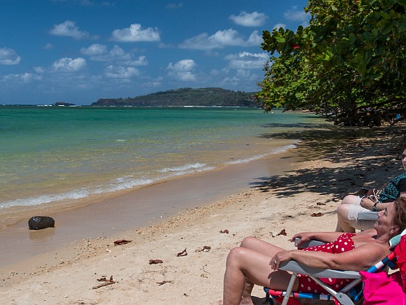 Tuesday was perfect for a day at Anini Beach May 19, 2015 2:22 PM : Becky Laughlin, Kauai, Maxine Klein : Debra Zeleznik,David Zeleznik,Jawea Mockabee,Maxine Klein,Mary Wilkowski