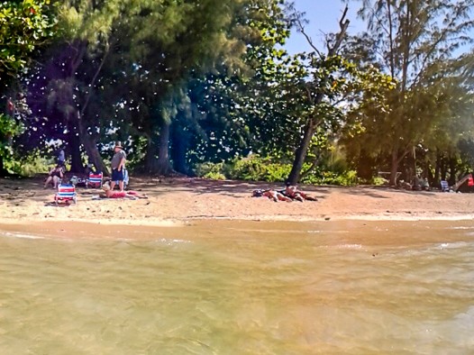 Okay, it seems I apparently reached the limits of my panorama abilities. I took this one standing in waist deep water, but the geometry is distorted and makes the long stretch of sand appear like an isolated point. May 19, 2015 3:33 PM