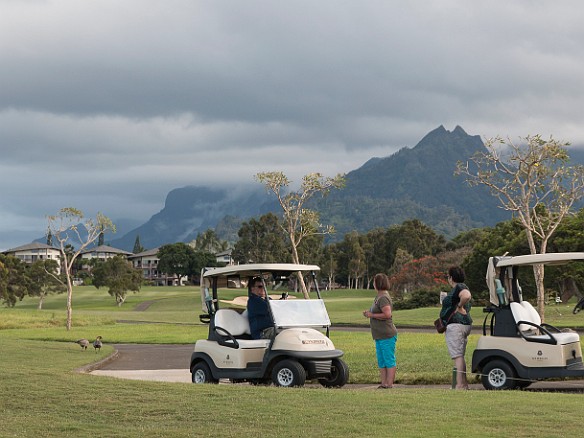 You have the carts until just after sunset at 7:15 and they provide a little map with the best vantage points and photo ops. Pretty cool and awesome views! May 21, 2015 5:57 PM : Becky Laughlin, Billy Laughlin, Maxine Klein