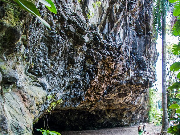 The Maniniholo Dry Cave is directly across the street from Haena Beach Park. It was originally a sea cave eons ago when the sea level was much higher. May 15, 2016 2:24 PM