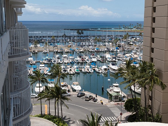 The other direction from our balcony overlooking the marina May 11, 2017 11:52 AM