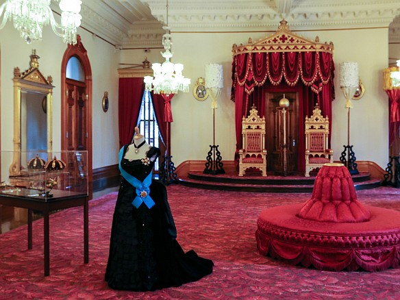 The throne room at Iolani Palace May 12, 2017 11:25 AM