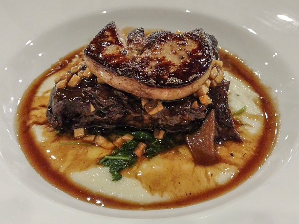 Three of us got the amazing short ribs topped with a big slab of foie gras May 12, 2017 8:50 PM