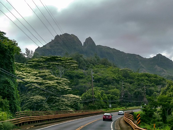 Driving up from the airport to Princeville on the North Shore May 13, 2017 5:47 PM