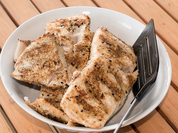 Grilled ahi steaks on the left and opah (moonfish) on the right. Ono-licious! May 21, 2017 6:34 PM