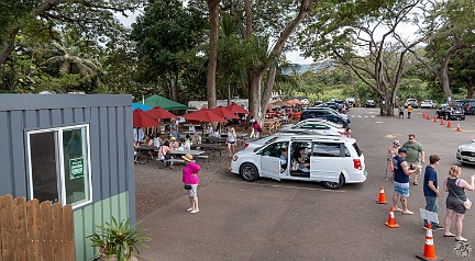 Hawaii2018-035 After the Dole Plantation, we headed up to the North Shore to peruse the lunch options at food truck central in Haleiwa
