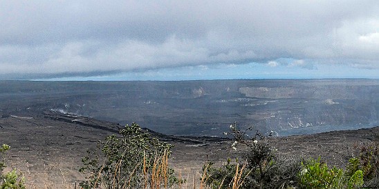 HiloVolcano-020 The enormity of the crater is mind-blowing as you look down at the different levels that eruptions have occurred over millennia.