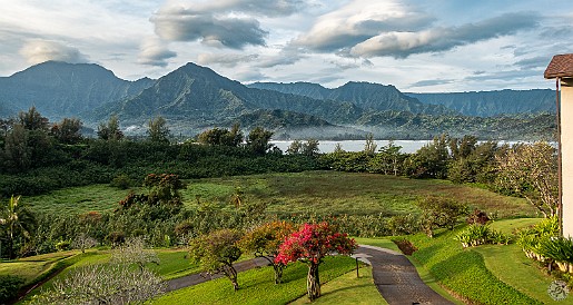 Kauai-094 After a week of rain, flash flooding, and road closures we finally have a sunny vista from our lanai 🌞