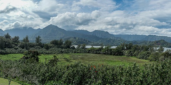 Kauai-097 After a week of rain, flash flooding, and road closures we finally have a sunny vista from our lanai 🌞