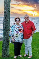 Kauai2024-022 Sunset and dinner at The Beach House on Kauai π