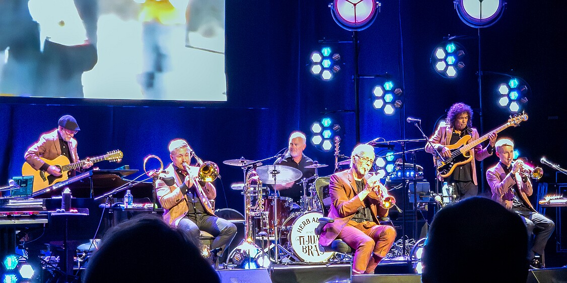 HerbAlpert2026-004 What a great and hugely entertaining night of music by the 91 year old giant that is Herb Alpert and his TJB! He's still as smooth on the horn as ever and all...