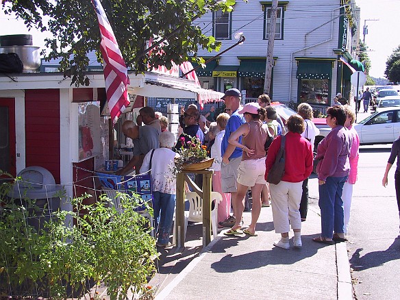 Becky and Max try to figure out why the line at Red's Sep 5, 2004 2:15 PM : Becky Laughlin, Maine, Maxine Klein