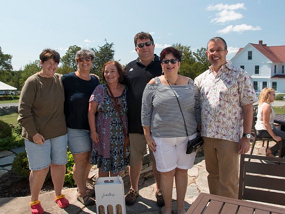 The happy oenophiles- Mary, Deb, Becky, Billy, Max, and Dave Sep 4, 2016 12:09 PM : Becky Laughlin, Billy Laughlin, David Zeleznik, Debra Zeleznik, Mary Wilkowski, Maxine Klein