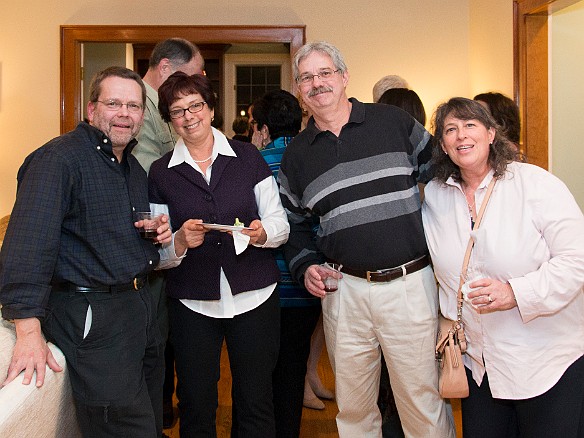 The Old Farms neighborhood crowd- Kerry Rugens, Kathy and Bruce Plumley, and Anne Rugens Mar 5, 2016 7:10 PM : Anne Rugens, Bruce Plumley, Kathy Plumley, Kerry Rugens