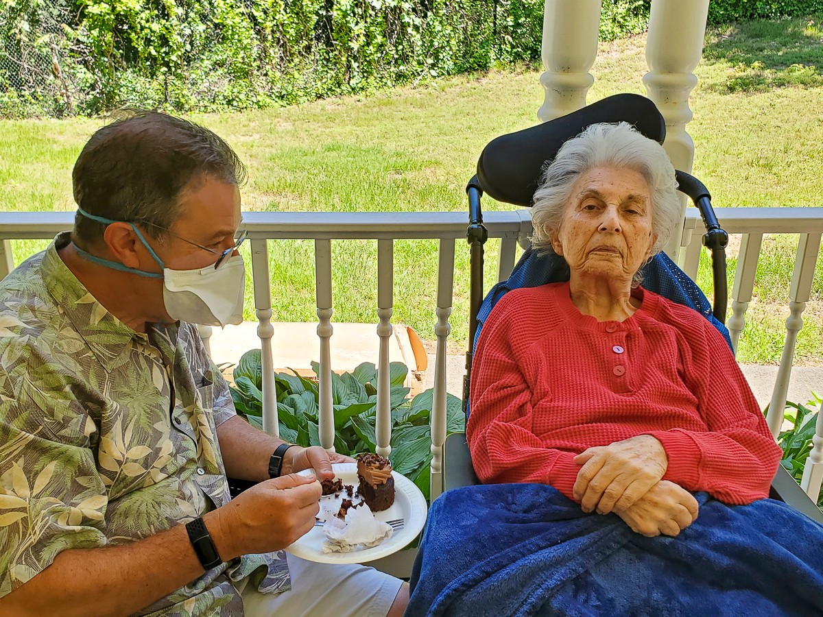 Cupcakes and Music for Myra's 86th Birthday